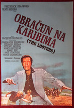 1967 Original Movie Poster The Looters Estouffade à la Caraïbe Besnard Stafford - £53.31 GBP