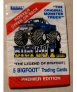 1988 Leesley Bigfoot Monster Truck Cards, Sealed Wax PACK (RARE!) - $7.99