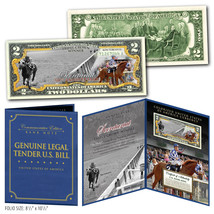 Secretariat Racehorse $2 US Bill Triple Crown 50th Anniversary Numbered of 1973 - £16.85 GBP