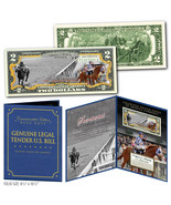 Secretariat Racehorse $2 US Bill Triple Crown 50th Anniversary Numbered ... - $21.46