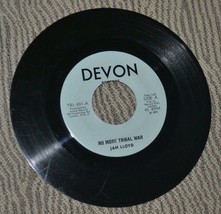 reggae 45 Jah Lloyd No More Tribal War Devon TRI-391 1975 Bongo Herman V... - £26.65 GBP