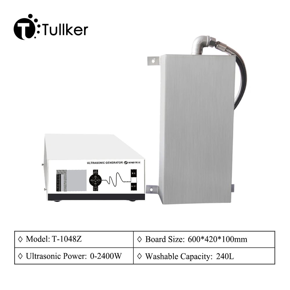2400W Power Time Adjust Ultrasonic Cleaner Board Plate Transducer Portable - $2,884.27