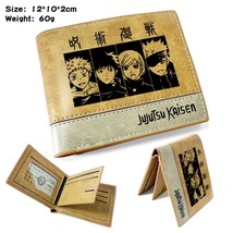 Japanese Anime Cartoon Wallet Jujutsu Kaisen Wallet Short Purse With Card Holder - £46.74 GBP