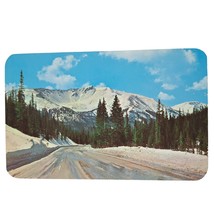 Postcard Spring Vista Of Crater Mountain On Berthoud Pass Highway US 40 Colorado - £9.90 GBP