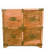 Antique Japanese Four Drawer Heavy Wooden Cabinet with Metal Detail - €427,04 EUR