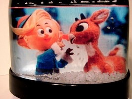 Rudolph the Red-Nosed Reindeer and Hermey Snow Globe Snowglobe Christmas... - £19.63 GBP