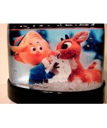 Rudolph the Red-Nosed Reindeer and Hermey Snow Globe Snowglobe Christmas... - £19.51 GBP