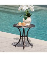 Outdoor Aluminum Side Table: 19&quot; Cast - €85,27 EUR