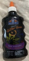 Black Glitter Glue Elmer&#39;s Washable Glitter Glue - Black   Great For Slime. - £5.34 GBP