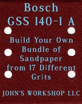 Build Your Own Bundle Bosch GSS 140-1 A 1/4 Sheet No-Slip Sandpaper 17 Grits - $0.99