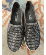 Skecher Street SN 759 Pewter Bling Slip On Sneakers 8 - $69.45 CAD