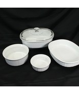 Corning Ware French White Lot of 4 - £35.49 GBP