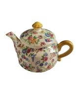 Moriyama Mori-Machi Chintz Pattern Small Tea Pot With Lid Discontinued - £27.24 GBP
