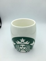 Starbucks Coffee Cup Mug 2017 14 Oz  White &amp; Green Mermaid Logo Siren - £6.16 GBP