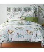 The Company Store Spring Ride Bicycles Pastel Full/Double Duvet Cover an... - £70.00 GBP