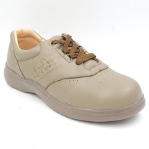Sure Fit Women Low Top Lace Up Sneakers Manila Size US 6.5W Taupe Leather - £14.96 GBP