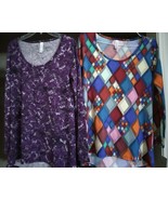 NEW 2 LulaRoe Lynnae Long Sleeve Shirts Women&#39;s XX-Small XXS Lot - FREE ... - $280.41 MXN