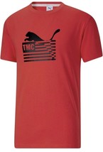 Nwt Puma Every Day Hussle Tee Red Size S - £15.65 GBP