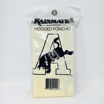 Vintage RainMate Army Black Knights USMA West Point Hooded Rain Jacket Poncho - £6.33 GBP