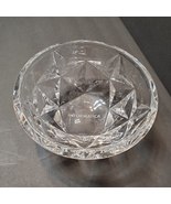 Vintage Tiffany Glass Bowl, Star Design, Cut Lead Crystal 8&quot; Signed, Inf... - £39.86 GBP