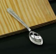 fabulous sterling silver handmade solid silver4.6&quot; spoon kitchen utensil... - £55.18 GBP