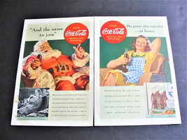 Vintage-1930s Coca-Cola &quot; The pause that refreshes... at home. And the same to y - £16.78 GBP