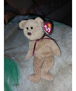 Ty Collectible Beanie Babies &quot;Curly&quot; the Bear w/ errors - £58.98 GBP