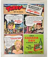 Terry And The Pirates Ginger Upper Canada Dry Ale Jamaica 1953 Vintage P... - €15,86 EUR
