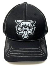 University Of Kentucky Wildcats Mascot Logo Black Adjustable Curved Bill Hat Cap - £15.81 GBP