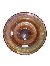 Vintage: Federal Marigold Carnival Glass &quot;Madrid Pattern&quot; Console Bowl - $19.80