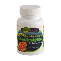 Nature Zone Bearded Dragon Electrolytes &amp; Probiotics Supplement 1ea/2oz. - £8.71 GBP