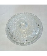 Heart Rose Pasori  Candy Dish Pressed Glass Antique Vintage - £9.40 GBP