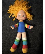 Vintage 1983 Rainbow Brite Stuffed Girl Doll Plush Hallmark Mattel Brigh... - $202.42 MXN