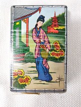 Japanese Geisha Girl Playing Cards with 1940’s US Treasury Tax Stamp A.P.C. Co - £15.34 GBP