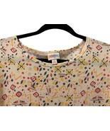 LuLaRoe Women&#39;s X-Small Shirt Irma Geometric Casual Tunic High Low XS Bl... - $6.71 CAD