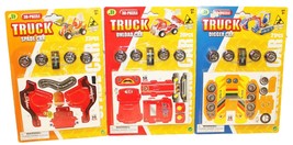 3 Pc Lot - Pull Back Vehicles Toy 3D Puzzles - Excavator Loader Dump Trucks 2014 - £9.55 GBP