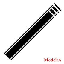 Bonnet  Stripes Stickers For-Skoda Octavia Car Styling Cover Engine Decor Decals - £76.44 GBP