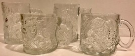 Mc Donalds Batman Forever Glass Mugs Vintage 1995 Complete Set Of 4 - Collectible - £42.31 GBP