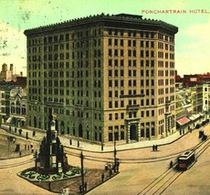 Pontchartrain Hotel Detroit Michigan Mi 1909 DB Cartolina - £3.19 GBP