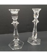 2 Crystal Bohemia Imperial Candle Holders Candlesticks Pair Lead Czech R... - £27.57 GBP