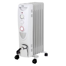 Optimus Portable 7 Fins Oil Filled Radiator Heater with Timer - £100.07 GBP