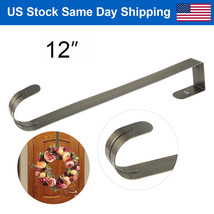 12&quot; Brass Long Over Door Hook Hanger Front Door Wreath Metal Hook Home O... - £11.21 GBP