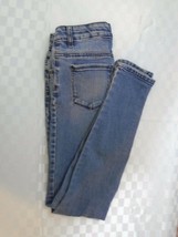 JOE Fresh Girls Stretch Low Rise Skinny Leg Adjustable Waist Blue Jeans Size 12 - £9.87 GBP