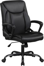 Ergonomic Desk Chair For Home Office: Executive Rolling Swivel Mid-Back Computer - $73.79