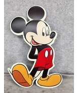 Vintage Walt Disney Company Mickey Mouse Flat Hanging 12” Tall - $15.98