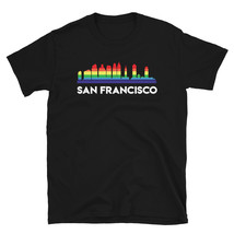 LGBT Flag Rainbow Shirt San Francisco City Pride T-shirt - £16.06 GBP
