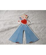 Vintage 1943 large sailor boy Valentine Card rare - $12.86