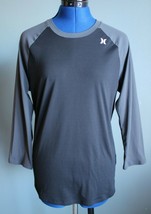 Hurley Women&#39;s Black/Gray Long Sleeve UPF 50+ Top ~S~ - £11.81 GBP