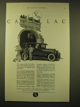 1924 Cadillac Motor Car Ad - art by Fred Mizen - V-63 Cadillac - $18.49