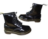 Dr. Martens 1460 Womens Size 6 37 Black Patent Leather 8-Eye Lace Up Ank... - $37.05